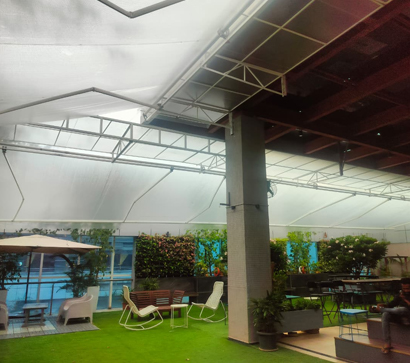 Retractable awnings